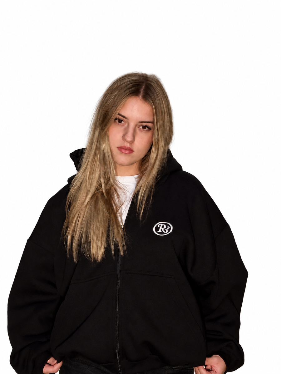 RULER  BOXY ZIP HOODIE